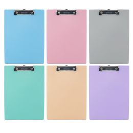 48 pieces Pastel Color Pvc Standard Clipboard W/ Low Profile Clip - Clipboards and Binders