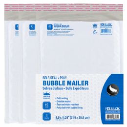 24 pieces 8.5" X 11.25" (#2) Poly Bubble Mailer (3/pack) - Envelopes