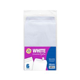 48 pieces 6" X 9" SelF-Seal White Envelope (6/pack) - Envelopes