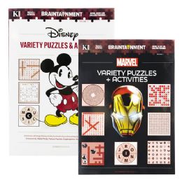 48 pieces Kappa Disney & Marvel Variety Puzzles & Activities - Coloring & Activity Books