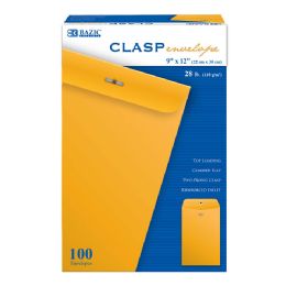 5 pieces 9" X 12" Clasp Envelope (100/box) - Envelopes