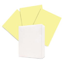 10 pieces Eagle Color 30 8.5" X 11" Canary Colored Copy Paper (10 Reams/case) - Paper