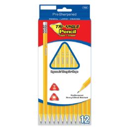 144 of #2 Triangle Yellow Pencil 12-Pack