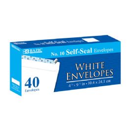 24 pieces #10 SelF-Seal White Envelopes (40/pack) - Envelopes