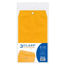 48 pieces 10"  X 13" Clasp Envelope (3/pack) - Envelopes