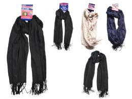 24 Pieces of Scarf (Black, Beige, Navy) 