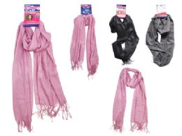 Scarf (black, Pink, Gray)