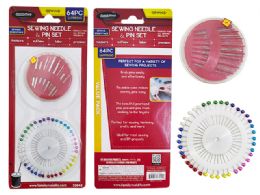 24 Sets of Sewing Needle and Pin Set 64pc