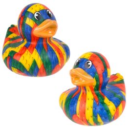 576 pieces 2" Block Print Duckies - Bulk Novelty Prizes