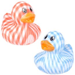 576 pieces 2" Gingham Print Duckies - Bulk Novelty Prizes