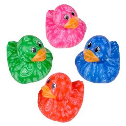576 pieces 2" Bandana Print Duckies - Bulk Novelty Prizes