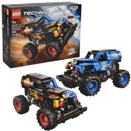 3 pieces Lego Monster Jam Grave Digger Fire And Ice - Boys Toy Sets