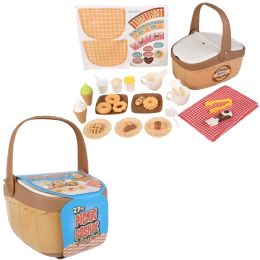 12 pieces 27pc Picnic Basket Playset - Girls Toy Sets