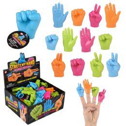 576 pieces 2.5" Neon Hand Finger Puppets - Bulk Novelty Prizes