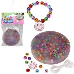 144 pieces Pick N Create Smile Beaded Fidget Bracelet - Fidget Spinners