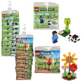 16 pieces Lego Impulse Clipstrip Flower And Minecraft 16ct - Boys Toy Sets