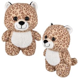 24 pieces 8" Scruffy Bunch Leopard - Plush Toys