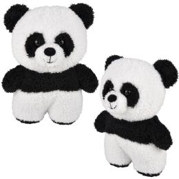 24 pieces 8" Scruffy Bunch Panda - Plush Toys