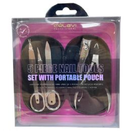12 of Celavi Professional 5 Piece Nail Tool Set With Portable Travel Pouch