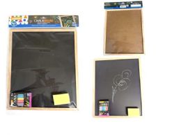 48 Pieces Chalkboard 3-Piece Set 11x14" - Chalk,Chalkboards,Crayons