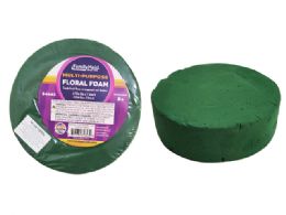 24 Pieces FLOWER FOAM 4.7" DIAmeter X 1.53" Height - Foam & Felt