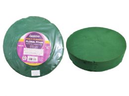 24 Pieces FLOWER FOAM 8.66" DIAmeter X 1.88" Height - Foam & Felt