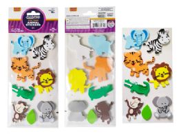 144 Pieces Animal Stickers 8-Piece 4.25-inch x 8.5-inch Sheet - Stickers