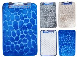 24 Pieces Memory Foam Bath Mat - 50X80cm - 1.2 thick  - Bath Mats