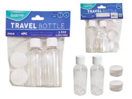 24 Sets 4pc Travel Bottle Set  - 80ML  - Travel & Luggage Items