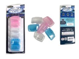 24 of 6pc Toothbrush Cap Cover - trasparent