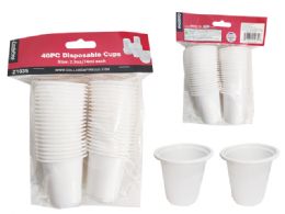 24 Packs Bathroom Cups 40pc 74ml each - 2.25-inch D X 2.25-inch H  - Shower Accessories