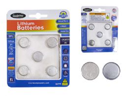 24 Pieces BUTTON BATTERIES 5-Piece LITHIUM CR2032 3V - Batteries