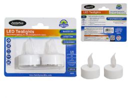 24 Pieces LED TEALIGHTS 2-Piece SET 1.5" DIAmeter - Lamps and Lanterns