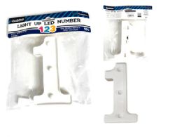 24 Pieces LIGHT-UP LED NUMBER 1 6.25" High - LED Party Supplies