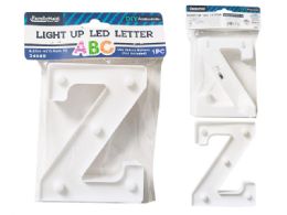 24 Pieces LIGHT-UP LED LETTER Z 6.25" High - LED Party Supplies