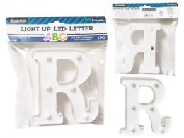 24 Pieces LIGHT-UP LED LETTER R 6.25" High - LED Party Supplies