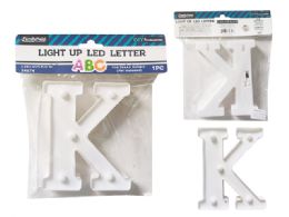 24 Pieces LIGHT-UP LED LETTER K 6.25" High - LED Party Supplies