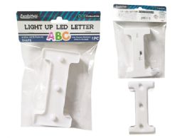 24 Pieces LIGHT-UP LED LETTER I 6.25" High - LED Party Supplies