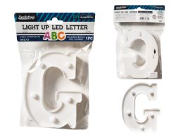 24 Pieces LIGHT-UP LED LETTER G 6.25" High - LED Party Supplies