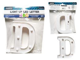 24 Pieces LIGHT-UP LED LETTER D 6.25" High - LED Party Supplies
