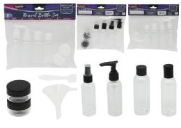 24 Sets 8pc Travel Bottle Set - 80ML  - Travel & Luggage Items