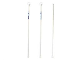24 Pieces Tension Curtain Rod 42incH-72inch White - Window Curtains