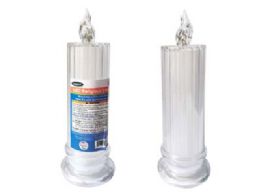 144 Pieces Led Candle 2.55" Diameter X 7.68" Clear - Candles & Accessories