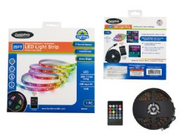 12 Pieces LED LIGHT STRIP 25FT With SOUND REACTIVE - Lightbulbs