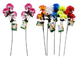 24 Pieces 3 Head Chrysanthemum - Artificial Flowers