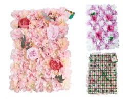 24 Pieces Flower Wall Panel  15.7-inch x23.6-inch  - Artificial Flowers