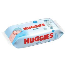 10 Pieces 56ct Huggies Baby Wipes Pure - Baby Beauty & Care Items
