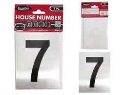 144 Pieces Aluminum Number 7 Sticker 3.25"x4.1" - Stickers