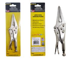 24 Pieces 6.5" Long Nose Locking Pliers 1.6"x6.75" - Pliers