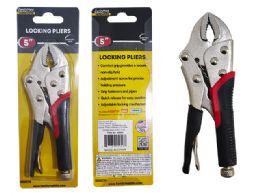 24 Pieces 5" Locking Pliers With Rubber 5.25"x1.75" - Pliers